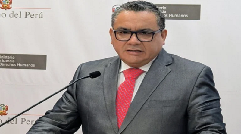 Ministro de Justicia de Perú dimite en vísperas de votación por destitución