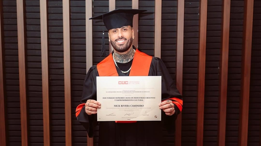 Nicky Jam recibe doctorado honoris causa por su aporte a las industrias creativas en Colombia
