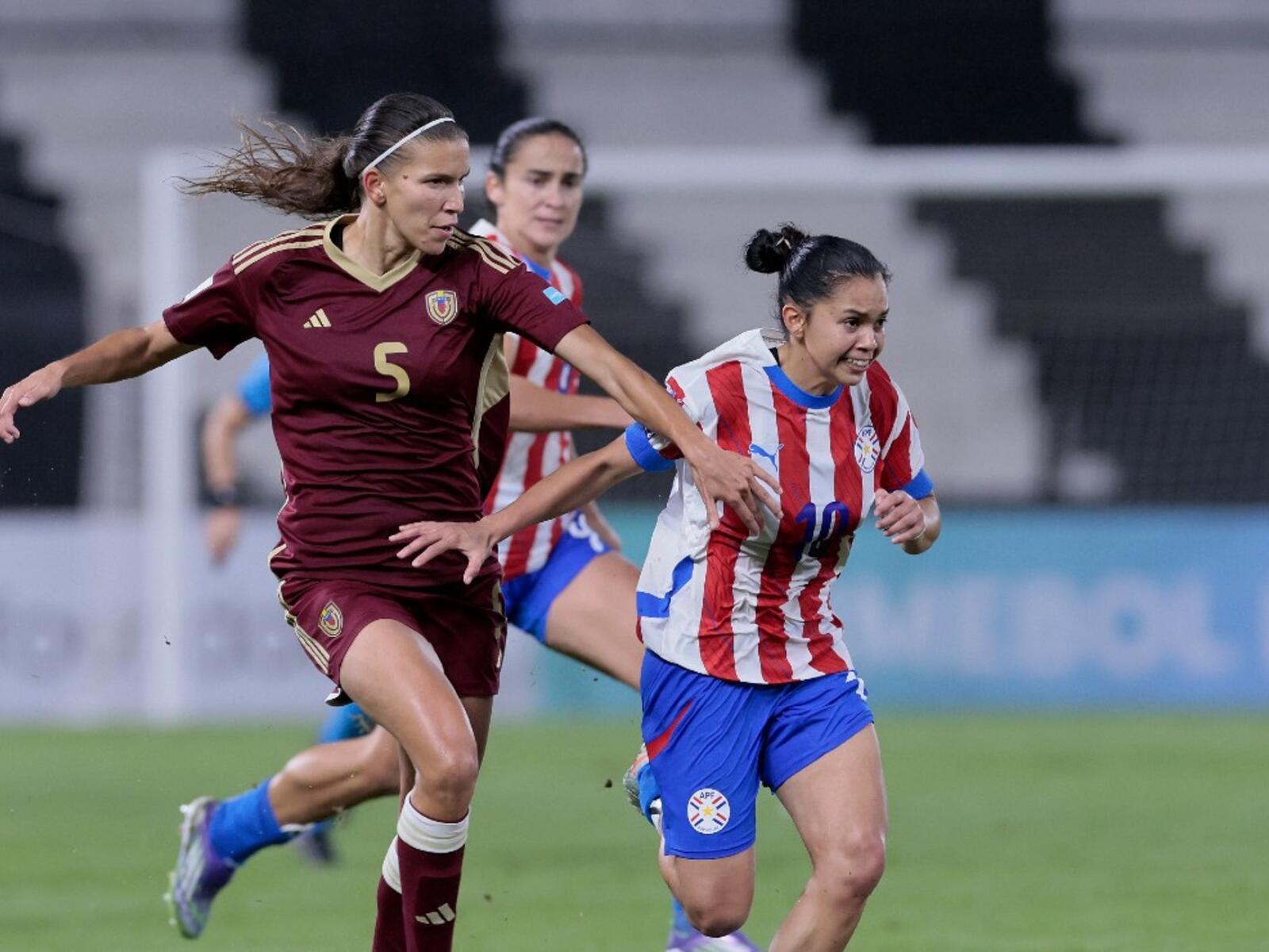 La Vinotinto Femenina se impone 2-1 a Paraguay con gol de oro de Gabriela García