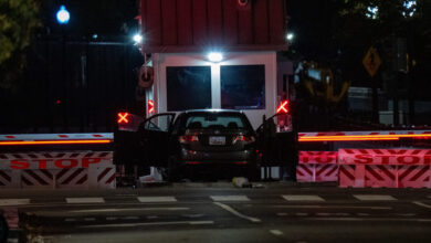 Detenido un conductor tras estrellar su automóvil contra una barrera de seguridad cerca de la Casa Blanca