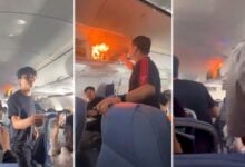 ¡Pánico a bordo! Batería explota y desata un incendio en pleno vuelo comercial