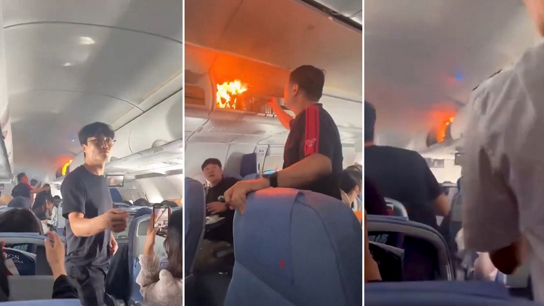 ¡Pánico a bordo! Batería explota y desata un incendio en pleno vuelo comercial