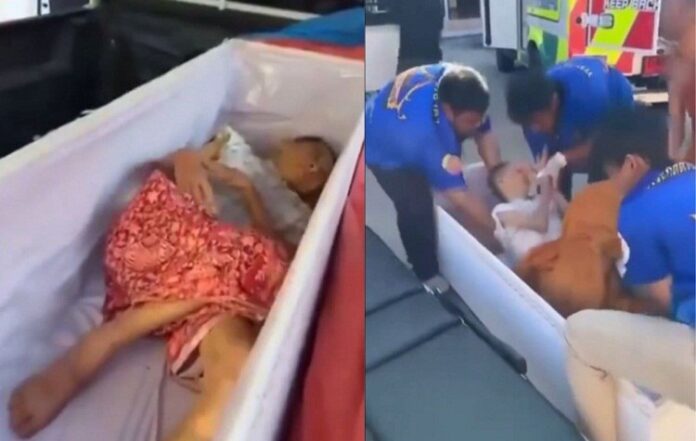 Mujer de 65 años despierta dentro de su ataúd momentos antes de ser cremada