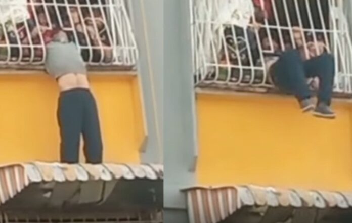 Hombre de 65 años amenazaba con lanzarse desde un edificio en Caracas