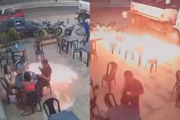 Hombre causa incendio en gasolinera de Brasil por encender cigarrillo