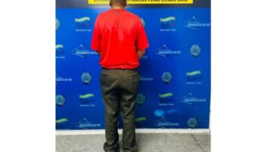 Detienen a jardinero que ingresó al baño de niñas en una escuela en Lara