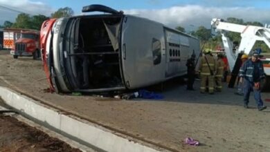 Accidente de autobús deja al menos tres muertos y 15 heridos en suroeste de Colombia