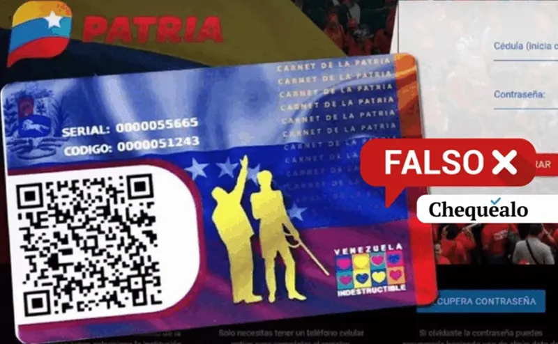 La estafa del falso bono Patria se difunde en redes sociales para engañar a miles de venezolanos