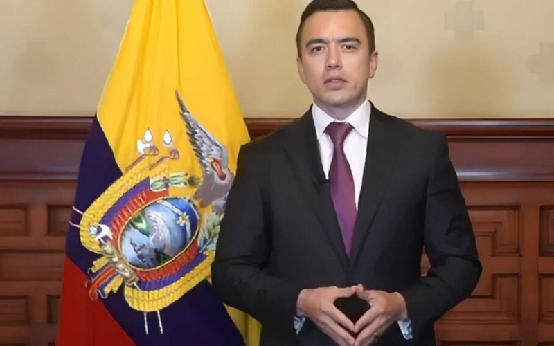 Daniel Noboa sugiere usar IA para redactar la constitución de Ecuador