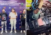 Desmantelan banda que robaba celulares en transporte público