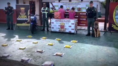 Detenida pareja de motorizados en Zulia con 18 panelas de presunta marihuana