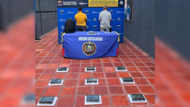 Detienen en Táchira a dos ciudadanos colombianos con más de 10 kg de presunta cocaína