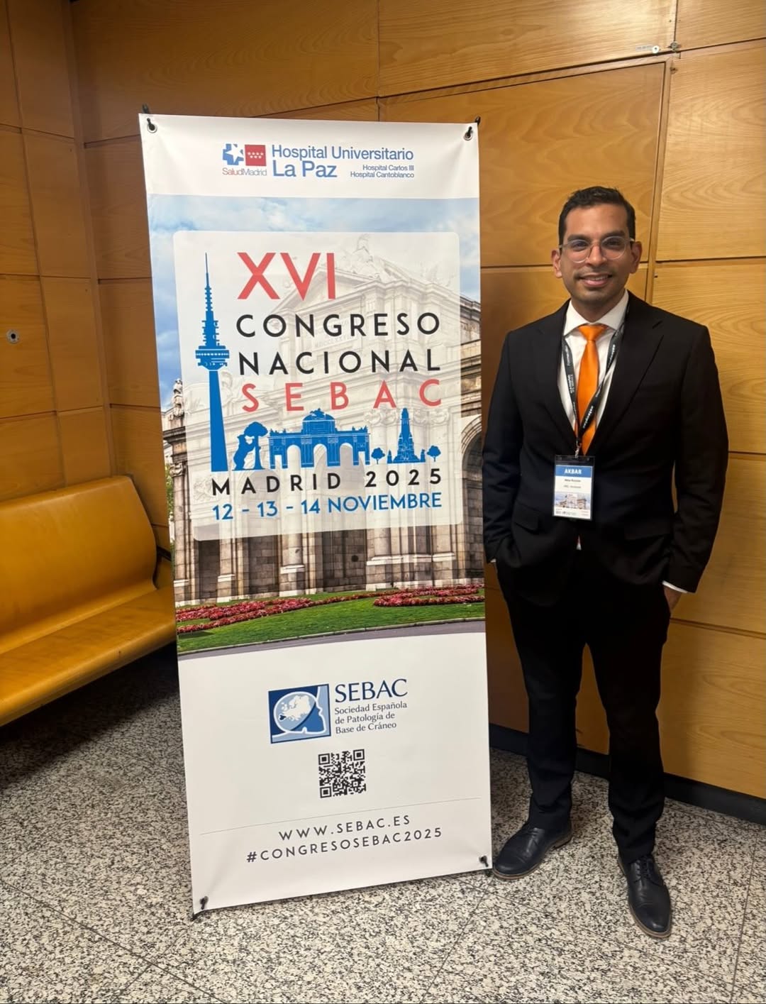 Neurocirujano de Maturín participa en el Congreso SEBAC de Madrid