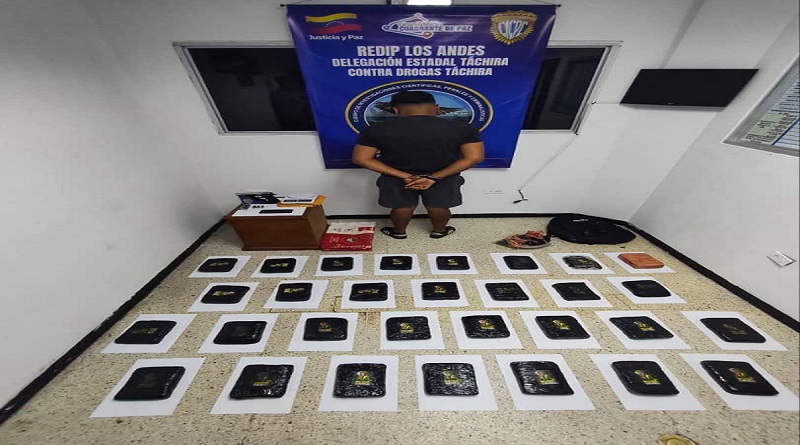 Incautan más de 18 kilos de marihuana en Táchira y Barinas