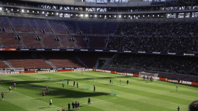 Barcelona vuelve al césped del Spotify Camp Nou para un entrenamiento