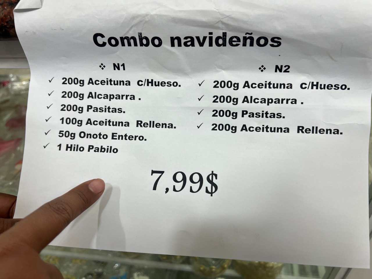 Comercios inician ventas de combos de aceitunas, pasas y alcaparras para las hallacas