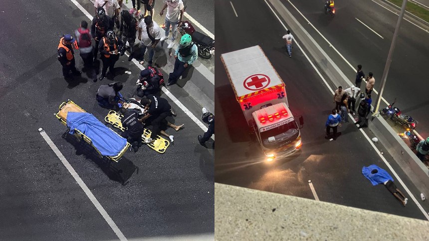 Hallan vivo a motorizado tras declararlo muerto en accidente vial