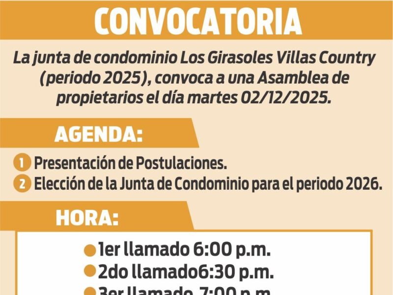 CONDOMINIO LOS GIRASOLES VILLAS COUNTRY