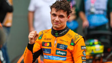 Fórmula 1: Lando Norris domina la clasificación y se lleva la 'pole' en Las Vegas