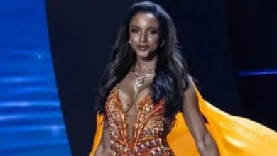 Miss Jamaica en cuidados intensivos tras caer en la preliminar de Miss Universo