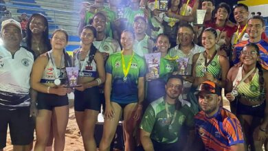 Monagas ganó oro y bronce en Nacional de voleibol de playa sub-18