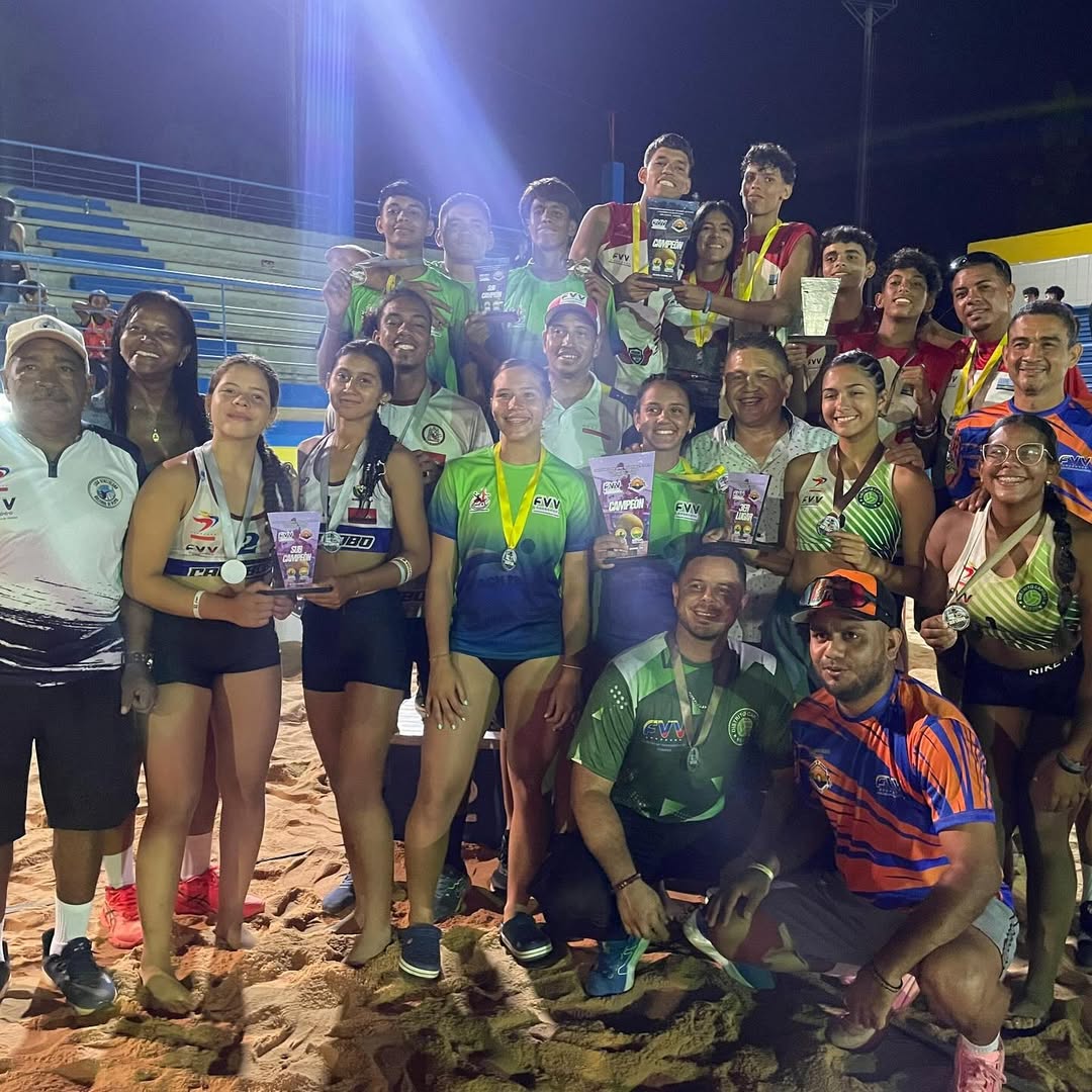 Monagas ganó oro y bronce en Nacional de voleibol de playa sub-18