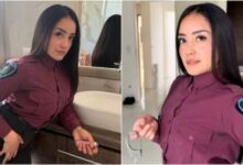 Policía fue suspendida tras hacerse viral bailando en TikTok con su uniforme