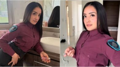 Policía fue suspendida tras hacerse viral bailando en TikTok con su uniforme