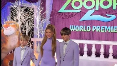 Shakira y sus hijos protagonizan estreno mundial de Zootopia 2