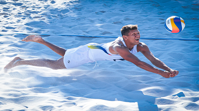 Dupla criolla de voleibol de playa deja muestra de compromiso en Tokio