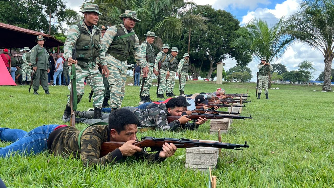 Órganos de Defensa Integral de Maturín realizan entrenamiento de tiro para la defensa del país