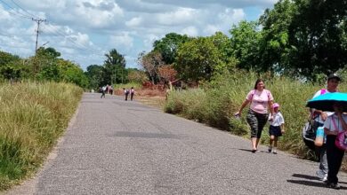 Padres del liceo Ramírez Salaverría solicitan desmalezamiento y señalización de la vía