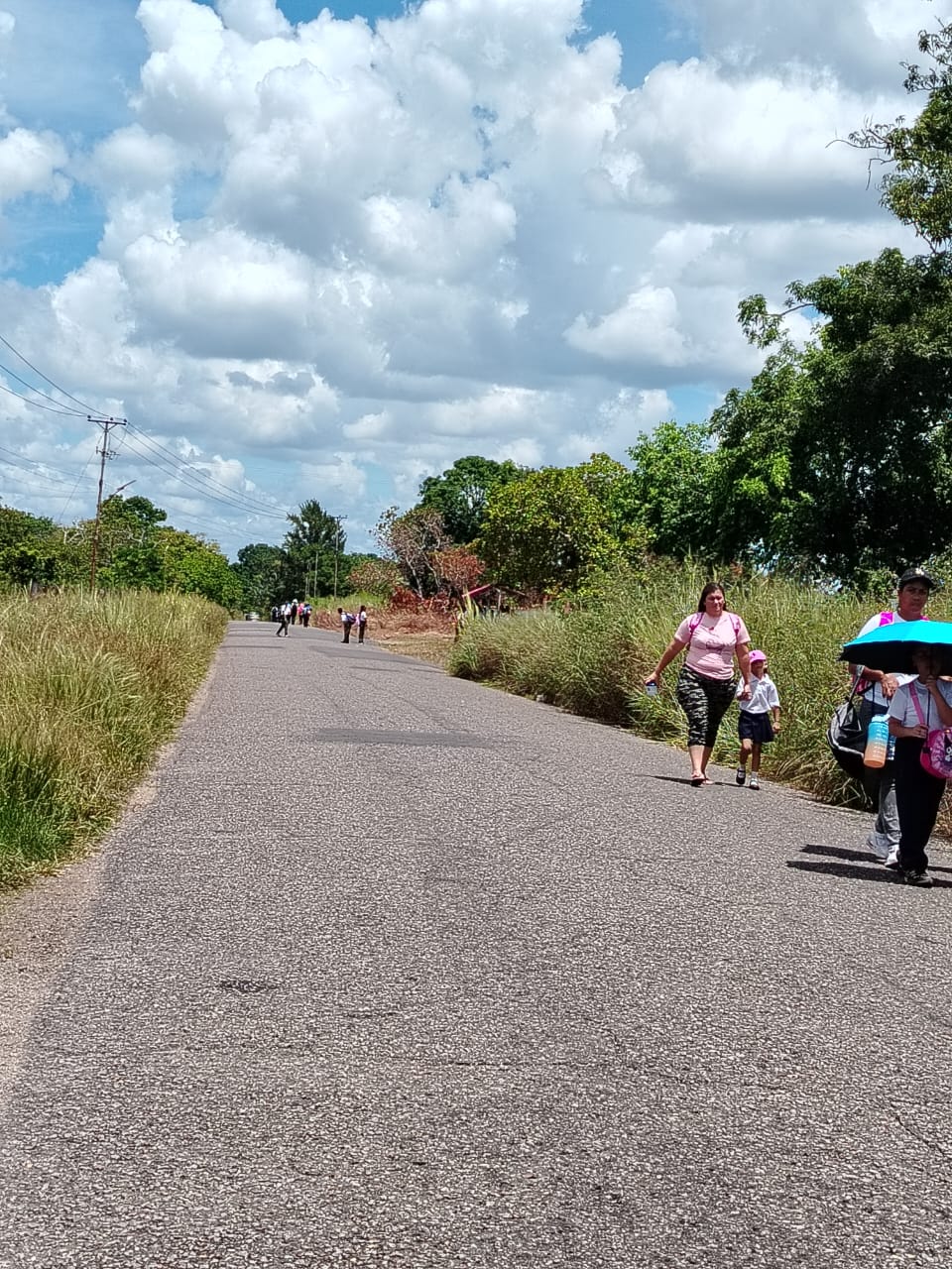 Padres del liceo Ramírez Salaverría solicitan desmalezamiento y señalización de la vía