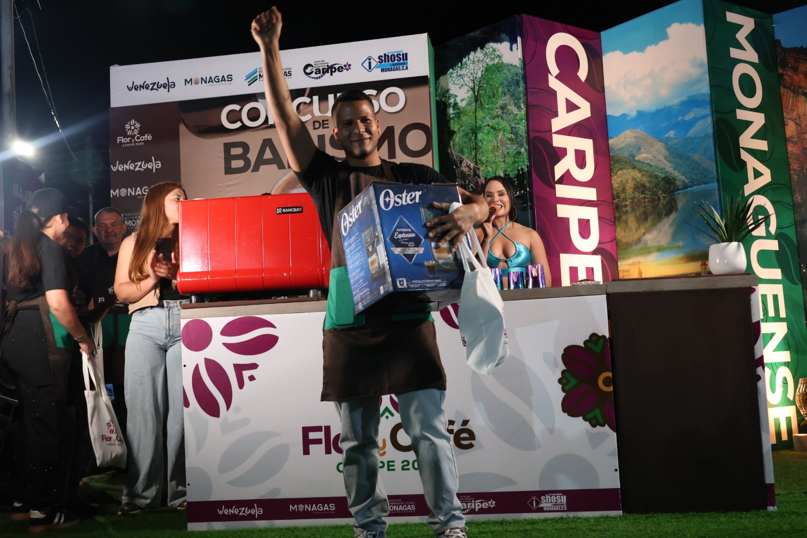 Jesús Hércules se alza con el primer lugar en el concurso de Barismo de la Expo Flor y Café Caripe 2025