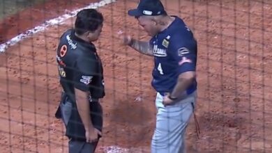 Yadier Molina es expulsado por primera vez como mánager de Magallanes