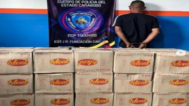 Detenido un hombre por contrabando de 30 cajas de aceite vegetal en Carabobo