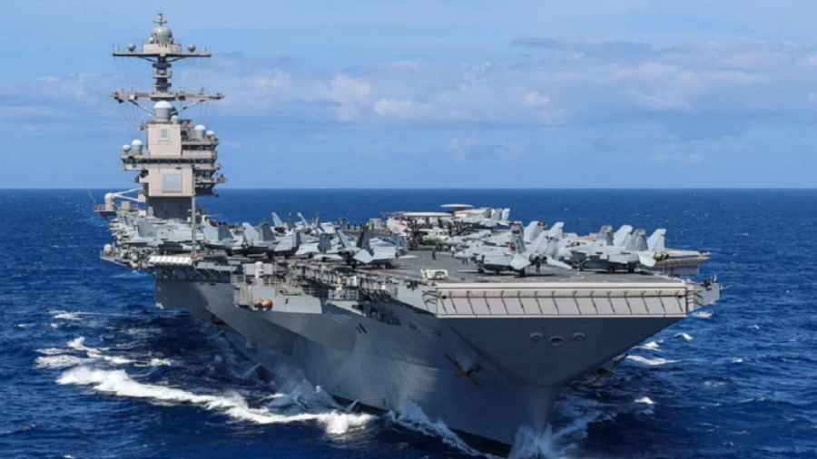 EE. UU. despliega el portaaviones USS Gerald Ford en el mar Caribe