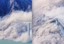 Impactante derrumbe de un puente de más de 700 metros recién construido en China