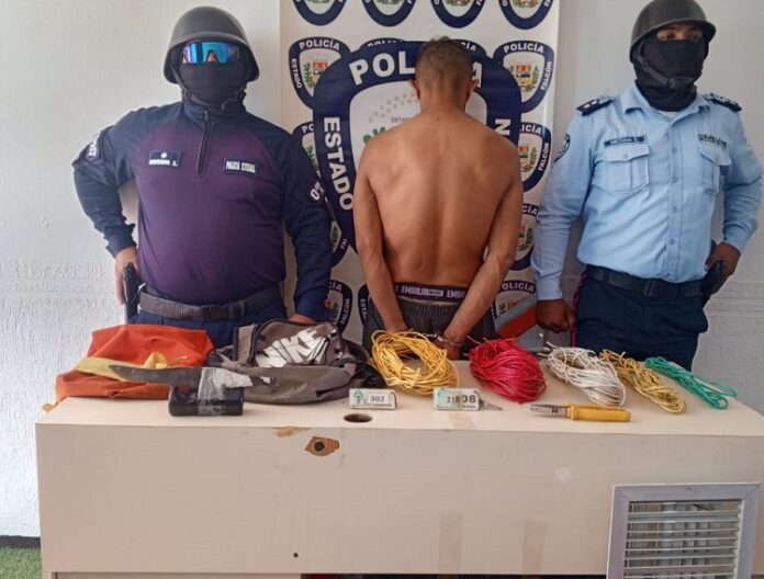Privan de libertad a “El Ñoño” por hurto de cableado en Falcón