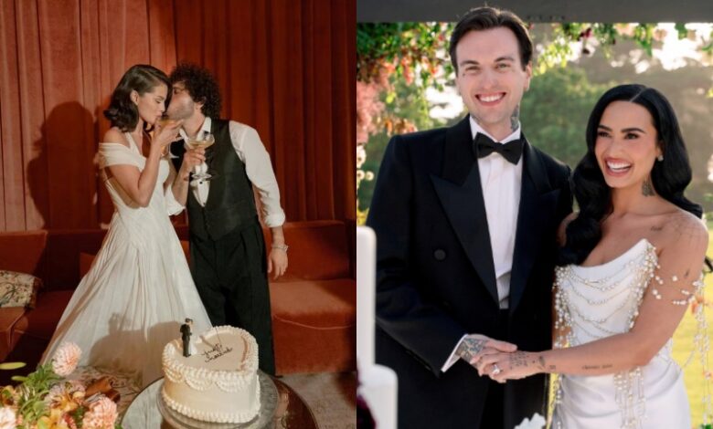 Estas fueron las bodas famosas más destacadas de este 2025