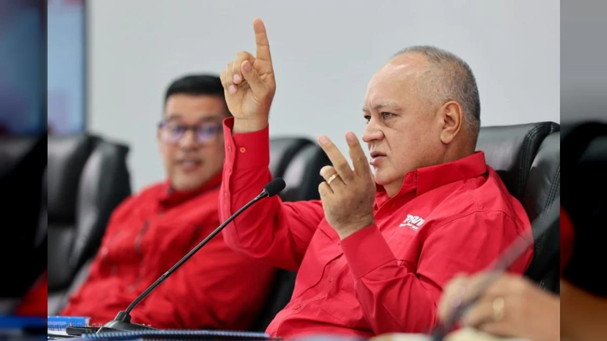 Diosdado Cabello denuncia las amenazas por quienes intentan apoderarse de la riqueza del país