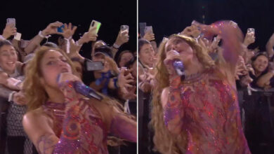 Fanática jala el cabello de Shakira en concierto de Uruguay