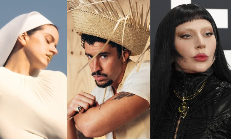 El podio de 2025: Bad Bunny, Rosalía y Lady Gaga dominan la música