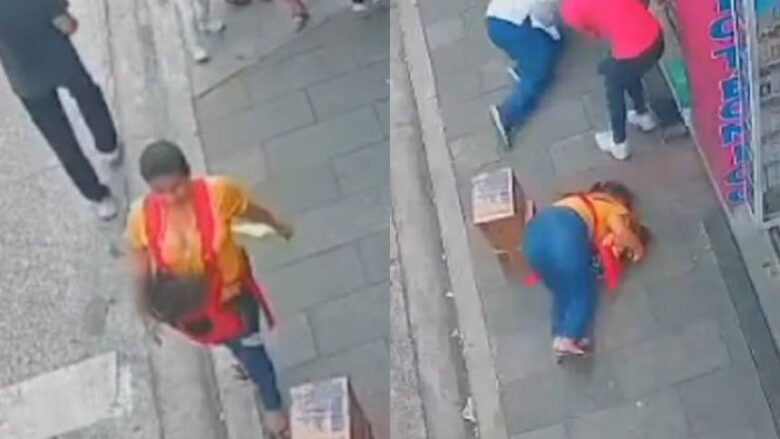 Bala perdida mata a mujer que llevaba a su bebé en cangurera