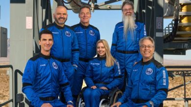 Blue Origin lanza al primer turista espacial en silla de ruedas