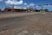 Vecinos de Las Cayenas y La Cruz denuncia el mal estado de la vía en el semáforo