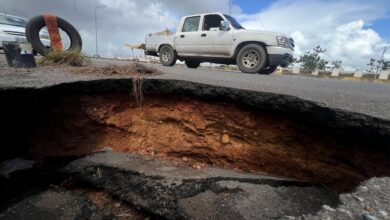 Conductores en alerta tras hundimiento en un tramo de la av. Rómulo Gallegos de Maturín