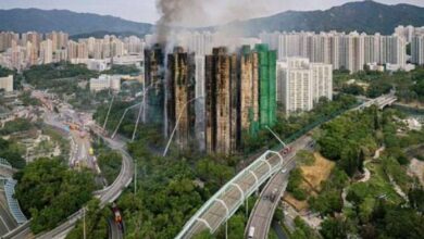 Hong Kong: Sube a 151 el número de fallecidos por el voraz incendio en complejo residencial