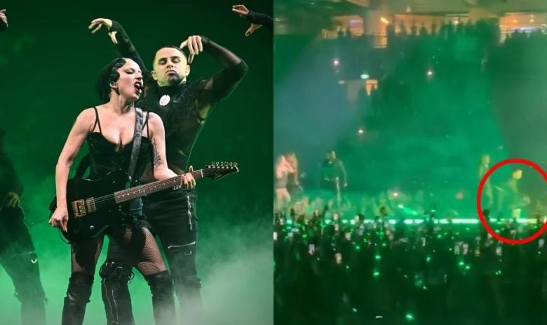 Lady Gaga detiene concierto de ‘Mayhem Ball’ tras caída de un bailarín por lluvia