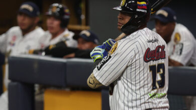 Salvador Pérez debutó con los Leones del Caracas en la LVBP